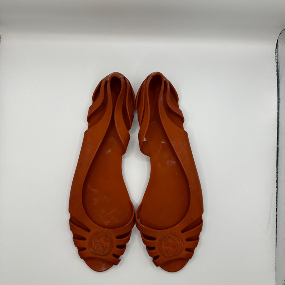 Gucci jelly flats